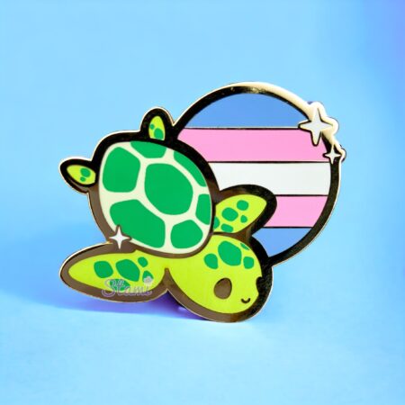 Trans Turtle Pin